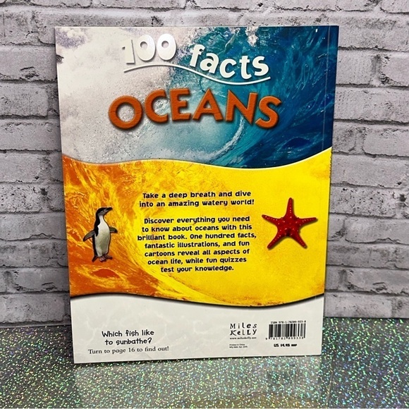 100 Facts OCEANS Book Projects Quizzes Fun Facts Cartoons Miles Kelly Publishing - Picture 2 of 11